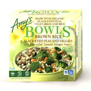 255 Grams Brown Rice, Black-Eyed Peas & Veggies Bowl, Vegan