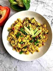 255 Grams Tofu Scramble, Vegan