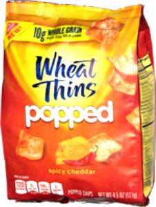 26 chips (30 g) Wheat Thins Popped - Spicy Cheddar