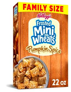 28 biscuits (59 g) Frosted Mini-Wheats - Pumpkin Spice