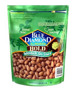 28 nuts (1 oz) Bold Wasabi & Soy Sauce Almonds