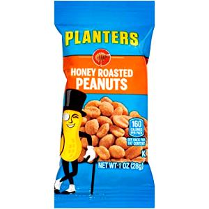 28 pieces (1 oz) Honey Roasted Peanuts & Cashews