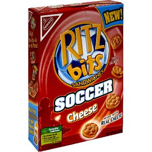 29 Grams Cracker Sandwich, Ritz Bits Soccer Cheese