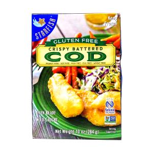 3 1/2 oz (100 g) Crispy Battered Cod