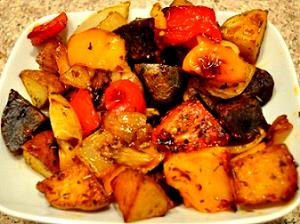 3/4 cup (110 g) Roasted Rainbow Potatoes