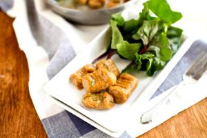 3/4 cup (120 g) Whole Wheat Gnocchi with Sweet Potato