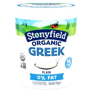 3/4 cup (170 g) Organic Greek Nonfat Yogurt Vanilla