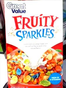 3/4 cup (28 g) Fruity Sparkles Cereal