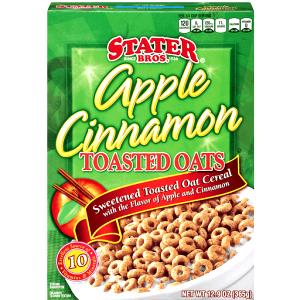 3/4 cup (30 g) Apple Cinnamon Toasted Oats Cereal