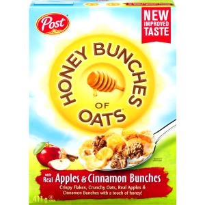 3/4 cup (30 g) Honey Bunches of Oats with Apples & Cinnamon Bunches