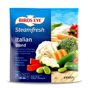 3/4 cup (75 g) Steamfresh Italian Blend