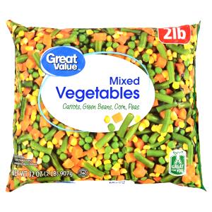 3/4 cup (85 g) Organic Mixed Vegetables