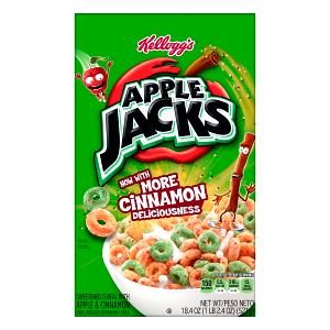 3/4 Cup Apple Jacks, Reduced Fat Cereal