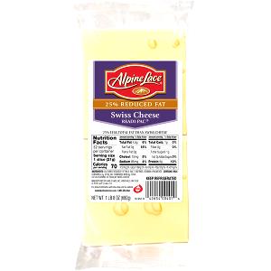 3/4 Oz Swiss Cheese, Slice, Reduced Fat