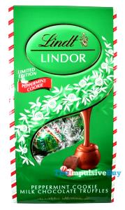 3 balls (36 g) Lindor Peppermint Cookie Milk Chocolate Truffles