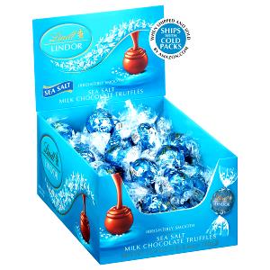 3 balls (36 g) Lindor Sea Salt Milk Chocolate Truffles