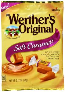 3 caramels (36 g) Soft Caramels