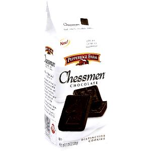 3 cookies Chessmen Cookies - Chocolate