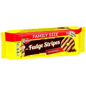 3 Cookies Fudge Stripes, Reduced Fat