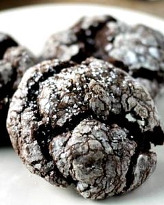 3 cookies Mini Chocolate Gooey Butter Cookies