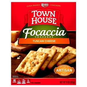 3 crackers (15 g) Focaccia Tuscan Cheese Cracker