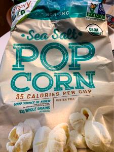 3 cups (28 g) Sea Salt Popcorn