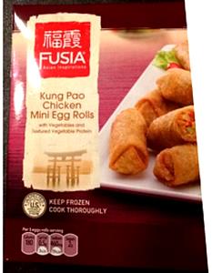 3 egg rolls (85 g) Fusia Kung Pao Chicken Mini Egg Rolls