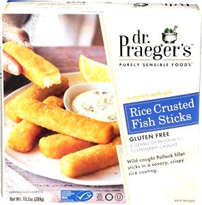 3 fish sticks (66 g) Rice Crusted Fish Sticks