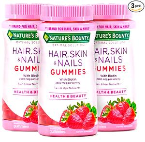 3 gummies Hair Skin & Nails