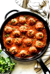 3 meatballs Mexican Meatballs