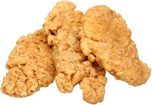 3 oz (84 g) Chicken Strips Crispy Chicken Breast Tenderloin Fritters