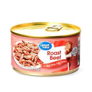 3 oz (84 g) Roast Beef in Beef Broth