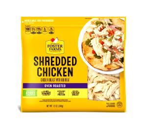 3 oz (84 g) Shredded Chicken Breast