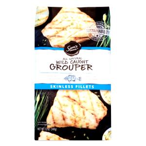 3 oz (85 g) Grouper