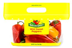 3 peppers (85 g) Sweeties Mini Sweet Peppers