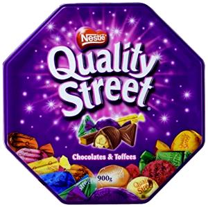 3 pieces (29 g) Quality Street Chocolates