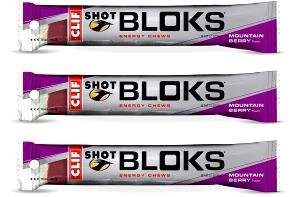 3 pieces (30 g) Clif Shot Bloks - Mountain Berry