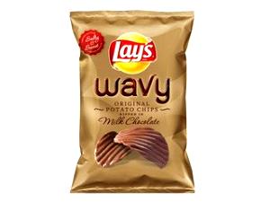 3 pieces (34 g) Milk Chocolate Smothered Potato Chips