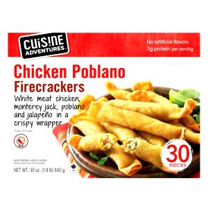 3 pieces (84 g) Chicken Poblano Firecrackers