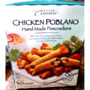 3 pieces (85 g) Chicken Poblano Hand Made Firecrackers