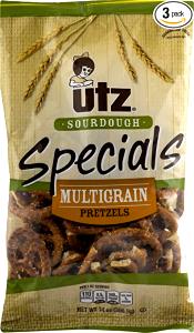 3 pretzels (28 g) Sourdough Specials Multigrain Pretzels