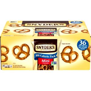 3 pretzels (36 g) Rod Pretzels