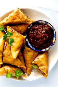 3 samosas (85 g) Zesty Chicken Samosas