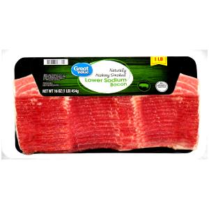 3 slices (12 g) Low Sodium Bacon