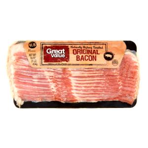 3 slices (16 g) Fully Cooked Thick Sliced Hickory Smoked Bacon