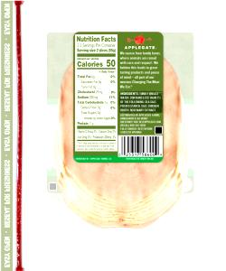 3 slices (61 g) 96% Fat Free Oven Roasted Turkey Breast