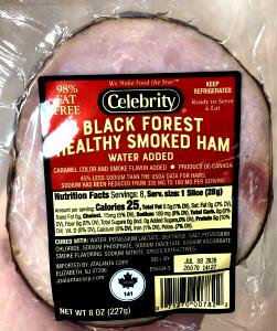 3 slices (63 g) Low Fat Smoked Ham