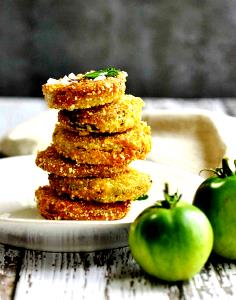 3 slices Fried Green Tomatoes