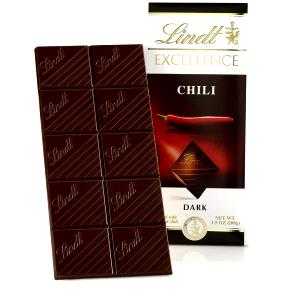 3 squares (30 g) Excellence Dark Chocolate Chili