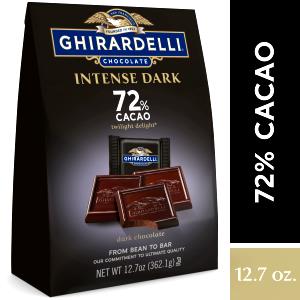 3 squares (38 g) Dark Chocolate Intense Dark 72%